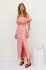 Foremost Crop Top Pink