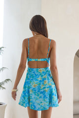 Beachlight Mini Dress Blue